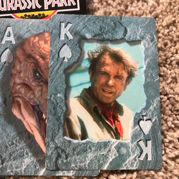 Vintage Jurassic Park - Deck of Playing Cards - Motion Picture Ephemera - Picture 2 of 4